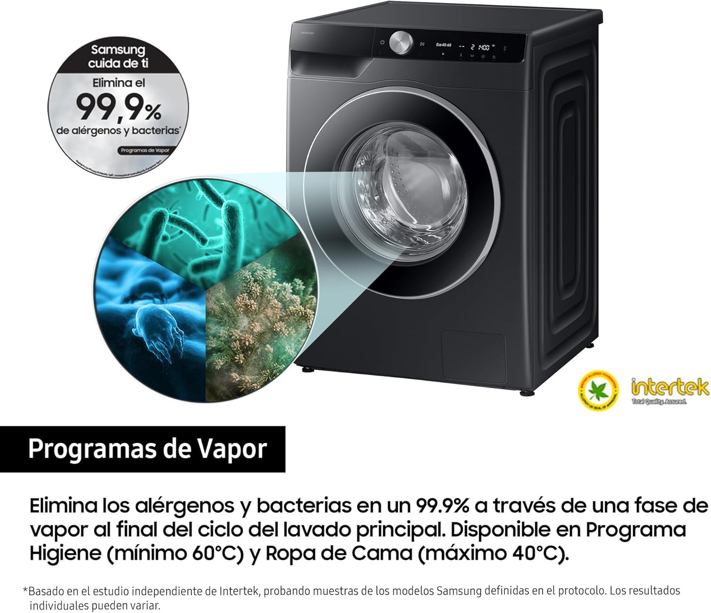 9K Washer - AI EcoBubble™ Technology with SmartThings and Artificial Intelligence view 9