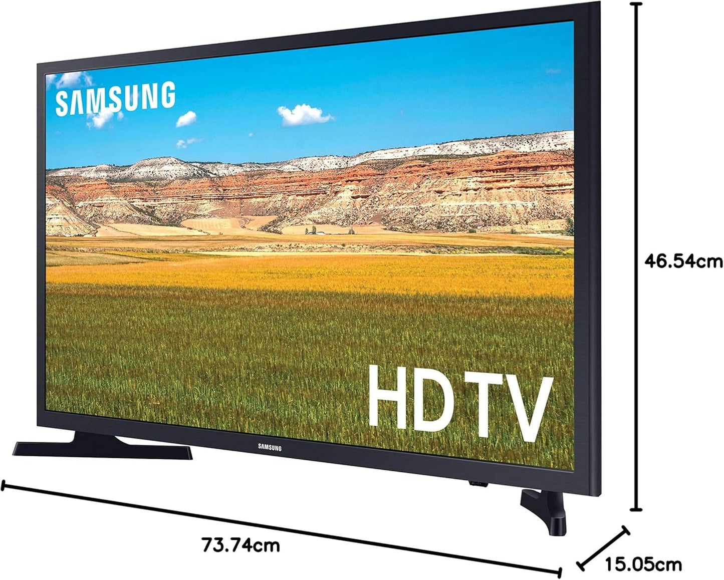 32" Smart Samsung TV with HD Resolution view 2